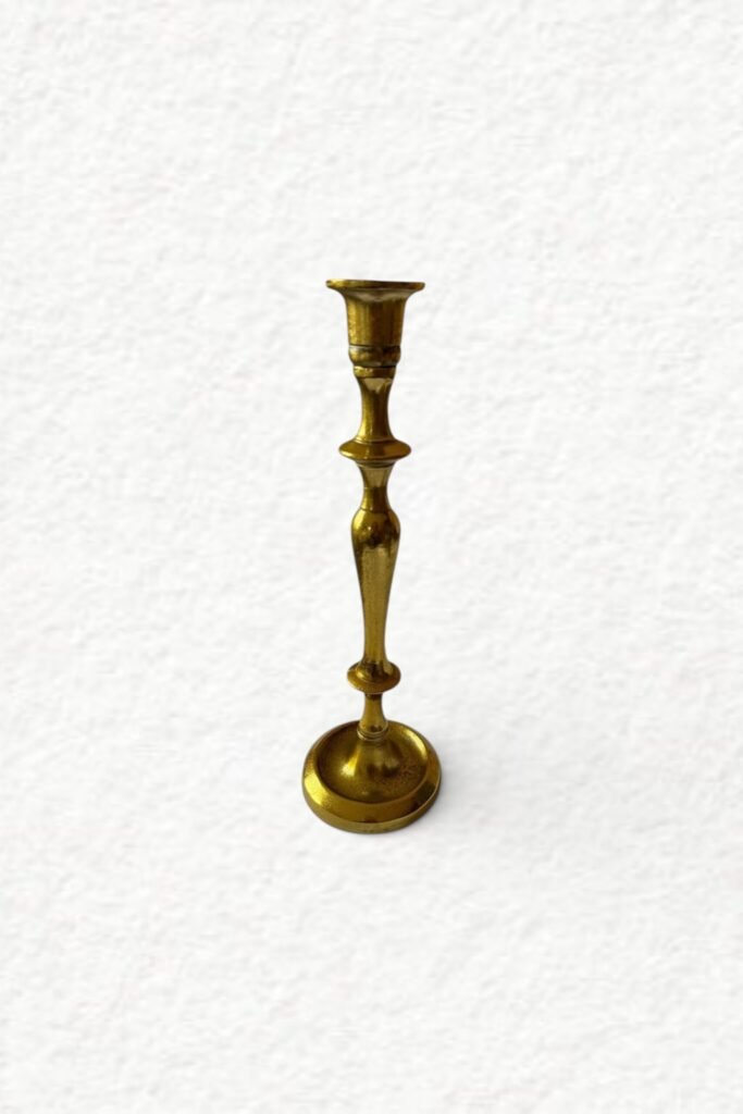Kerzenhalter - gold / Vintage (H30 cm)