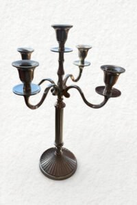 Kerzenhalter - mehrarmig silber (H43 cm)