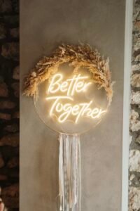 LED Schild Better Together